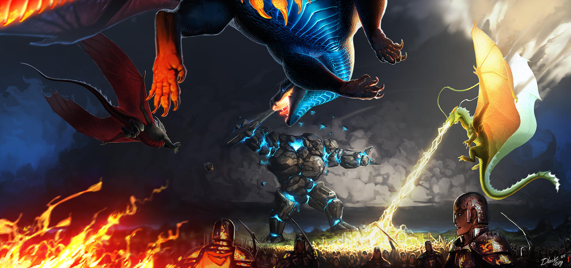 In Defense of a Home - Commission, 2024