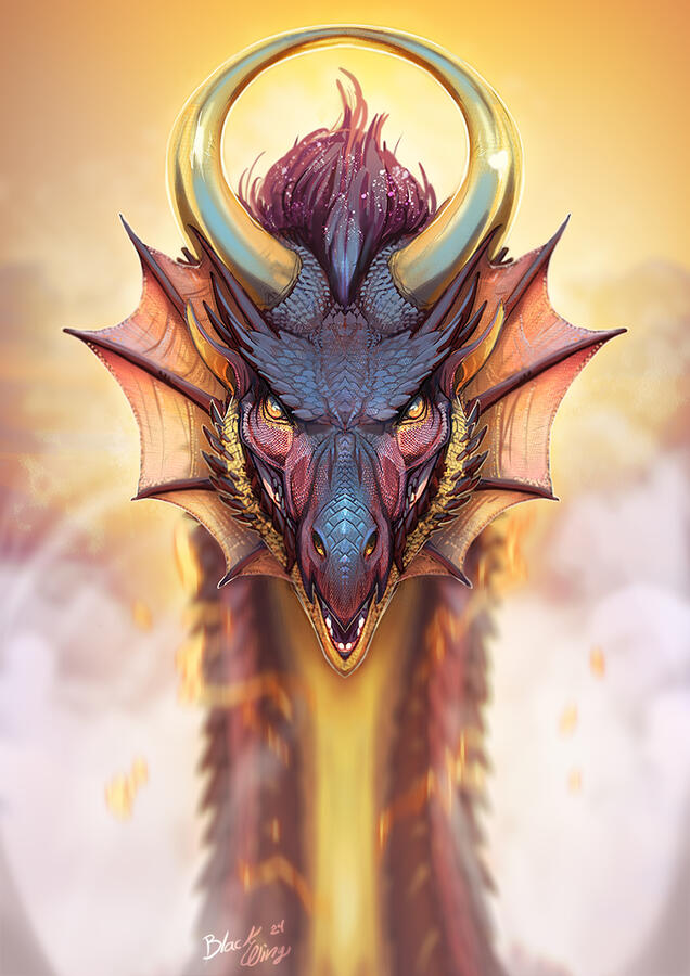 Bow Before the Sun - Commission, 2019